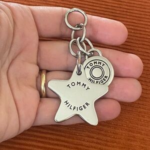 Tommy Hilfiger Silver Toned Key Chain